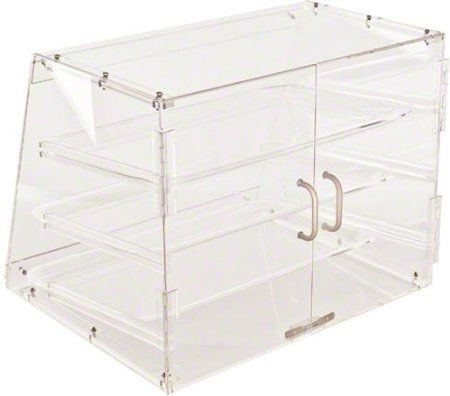 Amazon.com: Update International APB-2117 Acrylic 3 Tray Display Cases: Commercial Display Products: Kitchen & Dining Rak Display, Bakery Display Case, Diy Dessert, Pastry Display, Food Cart Design, Bakery Display, House Essentials, Coffee Shops Interior, Cupcake Display