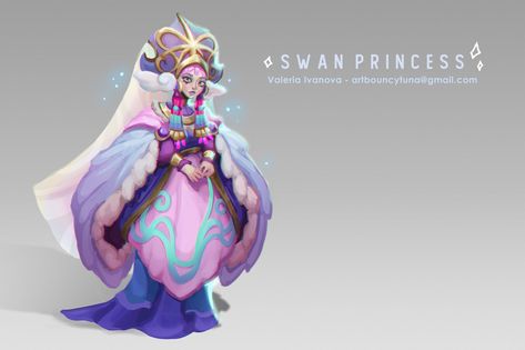 ArtStation - Some character design! Swan Character Design, Swan Character, Stylized Art, Lance Mcclain, Swan Lake, Free Time, Concept Art, Jam, Aurora Sleeping Beauty