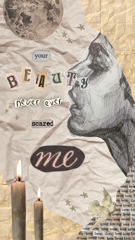 Aesthetic Wallpaper Music Lyrics, Iphone Wallpaper Music Lyrics, Wallpaper Lyrics, Ghost Band Lyrics Wallpaper, Your Beauty Never Ever Scared Me, Collage Wallpaper Music, Your Beauty Never Ever Scared Me Lyrics, Ghost Band Shuffle Wallpaper, Greyhound Art