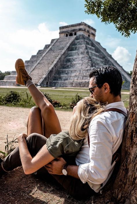 Chichen Itza Outfit, 7 World Wonders, Cancun Photos, Cruise Wedding, Tulum Mexico, Cancun Mexico, Quintana Roo, Instagram Life, Ocean Photography