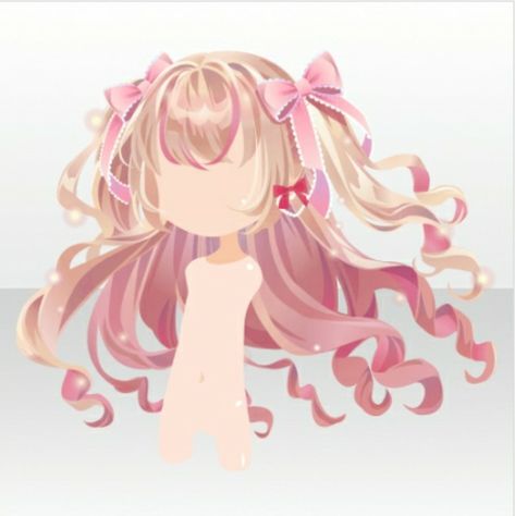 Cocoppaplay Hair, Drawing Reference Character, Hair Reference Drawing, Hair References Drawing, Cocoppa Hair, Anime Hairstyle, Design Sheet, Adopt Idea, Manga Hair