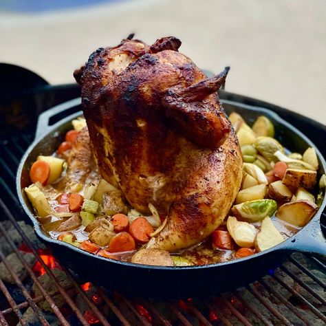 Beer Can Chicken • Cooking With Art Beer Can Chicken Oven, Beer Can Chicken On The Grill, Beer Can Chicken In The Oven, Chicken In Foil, Seasoning Salt Recipe, Bbq Rub Recipe, Homemade Seasoning Salt, Can Chicken Recipes, Beer Chicken