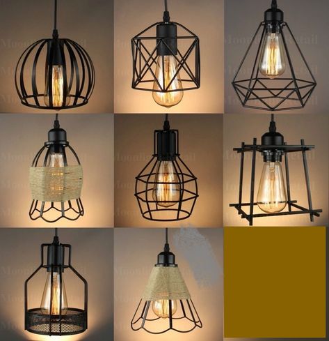 Loft Bar, Diner Ideas, Bar Pendant Lights, Shabby Chic Lamp Shades, Rustic Lamp Shades, Shabby Chic Lamps, Metal Lamp Shade, Ceiling Light Shades, Ceiling Lamp Shades