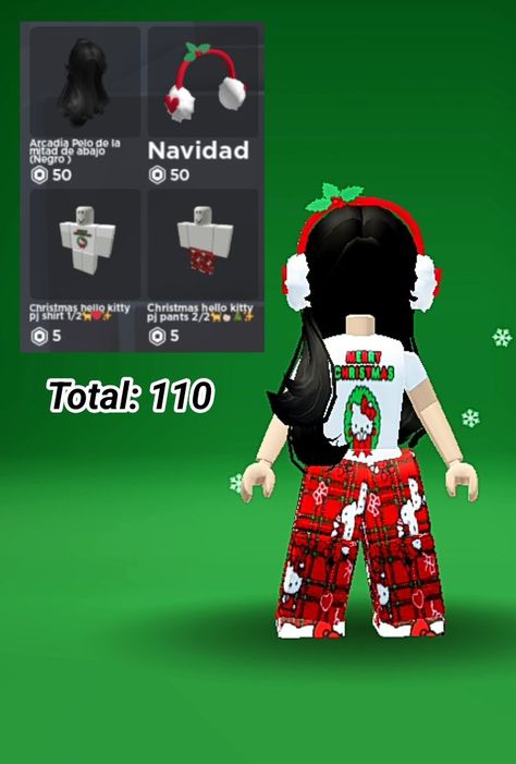 Christmas Roblox Avatar Y2k, Christmas Avatar Roblox Girl, Christmas Roblox Avatar, Roblox Christmas, Preppy Decal, Christmas Fits, Avatar Roblox, Cute Rats, Avatar Ideas