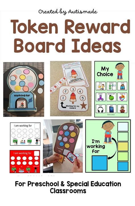 Here I've listed some ideas for creating Token Reward Boards for Behavior Management in our Special Education classroom. Token Behavior System, Behavior Token System, Behavior Management Special Education, Board Ideas For Preschool, Reward Board, Classroom Visuals, Special Education Organization, Token Boards, Positive Behavior Rewards