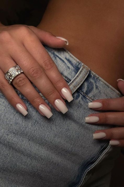 Ballerina Short Nails, Ballerina French Tip Nails, Short Ballerina Nails, Balarina Nails, Kylie Nails, Nails Designer, Work Nails, Basic Nails, Casual Nails