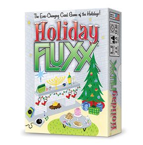 Holiday Fluxx | Looney Labs Game Shelf, Therapy Games, Game Change, Diy Games, Dice Games, Good Cheer, Family Game, Trading Cards Game, Family Games