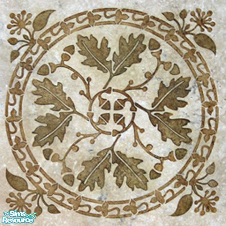 71robert13's Art Nouveau- Bouquet set Floor: Marble Inlay Oak Floor Marble, Mosaic Home, Coffee Center, Acorn And Oak, Hawaiian Quilts, Celtic Patterns, 카드 디자인, Marble Inlay, Oak Leaf