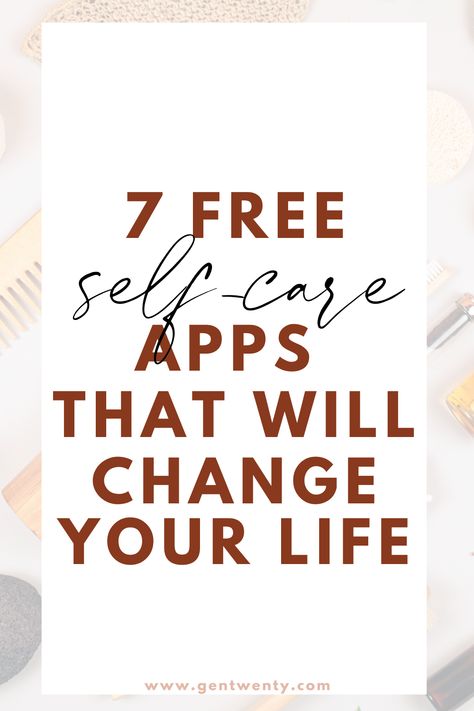 Apps For Self Growth, App For Self Care, Self Development Apps, Self Love Apps, Free Self Care Apps, Self Growth Apps, Self Care Strategies, Free Journaling Apps, Glow Up Apps Free