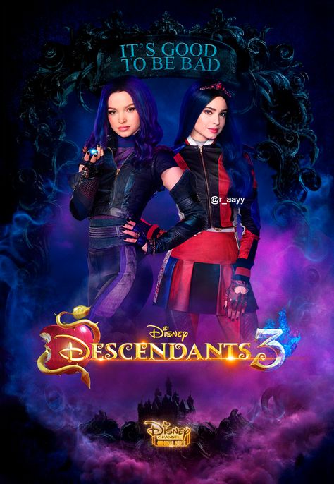 Descendants Red, Descendants Pictures, Descendants Wicked World, Evie Descendants, Mal Descendants, Disney Descendants Movie, Descendants Characters, Descendants Party, Mal And Evie