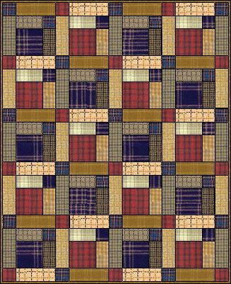 Sewing Designs, Quilt Shirt, Block Quilts, Memory Quilts, Flannel Quilts, Block Quilt, Plaid Quilt, Log Cabin Quilts, Man Quilt