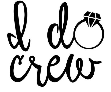 I Do Crew Svg, Bachelorette Hangover Kit, Images Noêl Vintages, Bachelorette Cookies, Bachelor Party Shirts, I Do Crew, Cricut Supplies, Circuit Ideas, Bridal Shirts