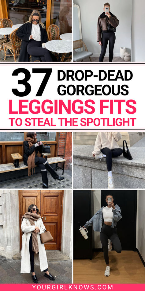 Let’s face it—leggings are the unsung heroes of our wardrobes. Comfy, versatile, and oh-so-stylish, they’re the fashion equivalent of a best friend. Dressy Leggings Outfit Winter, Business Casual Leggings Outfit Winter, Brown Suede Leggings Outfit, Motto Leggings Outfit, Dark Brown Leggings Outfit, Leggings Under Dress Outfits, Brown Leggings Outfit Fall, Brown Leggings Outfit Winter, Brown Faux Leather Leggings Outfit