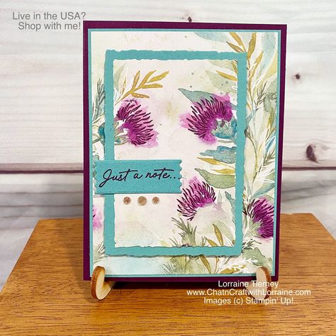 Just a Note with Expressions of Kindness Kit - ChatnCraft with Lorraine Expressions Of Kindness Kit Alternatives, Paper Pumpkin Stampin Up, Birthday Sentiments, Designer Paper, Christmas Stamps, Card Kits, Fun Fold Cards, Paper Pumpkin, Floral Cards