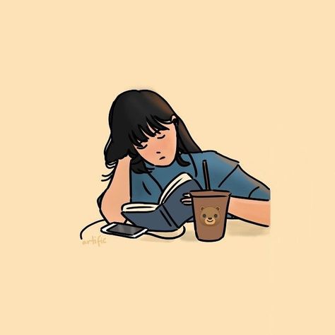 Pfp Related To Music, Cartoon Studying Aesthetic, Listening To Music Aesthetic Drawing, Listen To Music Cartoon, Listen Music Aesthetic Art, Girl Studying Aesthetic Drawing, Solo Girl Aesthetic, Cartoon Listening To Music Aesthetic, Study Girl Drawing