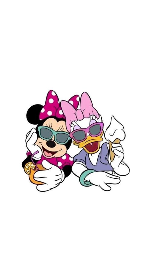 Disney Summer Wallpaper, Minnie Y Daisy, Pata Daisy, Mickey Mouse Crafts, Disney Characters Christmas, Disney Pop Art, Minnie Mouse Birthday Party Decorations, Disney Character Art, Minnie Mouse Images