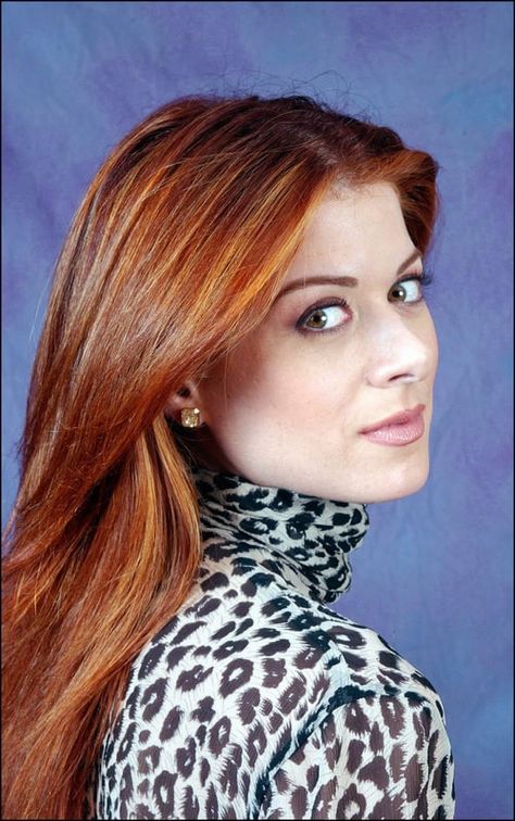 ᎠᎬᏞ💋❤️👠 Debra Messing Hair, Fine Highlights, Kate Maberly, Amanda Righetti, Debra Messing, Erin Sanders, Julie Bowen, Kristen Wiig, Minka Kelly