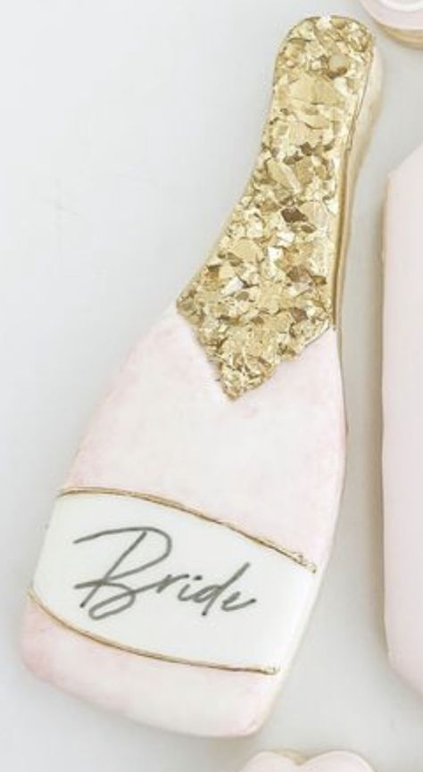 Champagne Flute Cookies Decorated, Pearls And Prosecco Bridal Shower Theme Cookies, Champagne Cookie, Champagne Bottle Cookies, Pearls And Prosecco Cookies, Wine Cookies, Wedding Cookies Decorated, Pearl Bridal Shower, Engagement Cookies