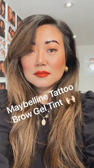 GRACELEEBEAUTY on Instagram: "Now that I got your attention 🤪 Wanna see how you can get tinted brows that last up to 3 days? This @maybelline Tattoo Brow Gel Tint has been around for a while but thanks to @tiktok it’s gone viral! Remember the longer you leave this on. The longer it lasts. And ohhhh the peeling is oh so satisfying. 🥰 I’ve had my brows micro bladed over 2/3 yrs ago so I def need this 🙈 If you want to see the longer YouTube version.... I did a series of eyebrow products on the M Tinted Brows, Maybelline Tattoo Brow, Eyebrow Products, Tinted Eyebrow Gel, Maybelline Tattoo, Brow Tattoo, Eyebrow Tinting, Brow Tinting, So Satisfying