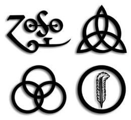 Page, Jones, Bonham, Plant Led Zeppelin Symbols, Led Zeppelin Album, Led Zeppelin Logo, Led Zeppelin Tattoo, Zeppelin Art, Led Zeppelin Iv, John Bonham, Led Zep, Jimmy Page