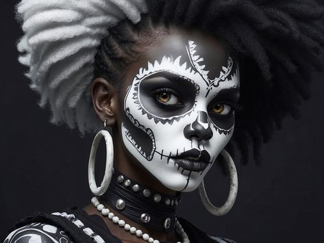 Voodoo Deception Voodoo Doctor Makeup, Voodoo Makeup Woman, Voodoo Witch Doctor Makeup, Black Voodoo Queen, Voodoo Doll Makeup, Female Voodoo Priestess, Voodoo Makeup, Women’s Voodoo Costume, African Voodoo