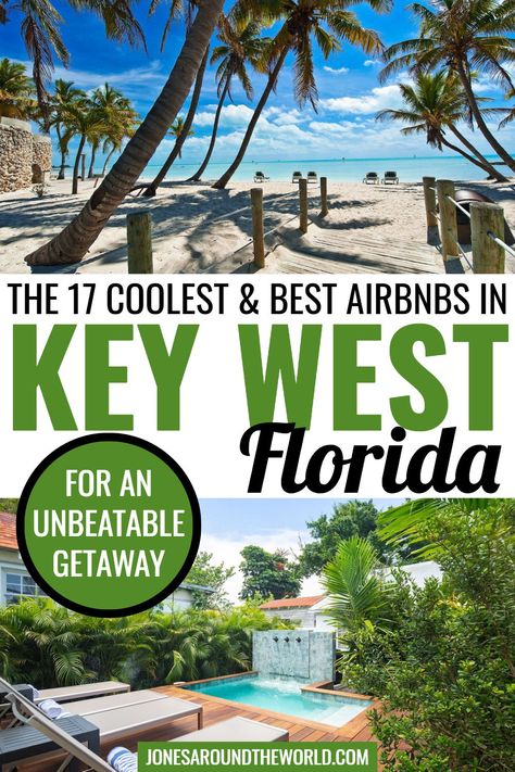 Planning a trip to Florida and searching for the BEST Airbnbs in Key West? Read my Key West Airbnb guide filled with this island city's best vacation rentals, budget properties, deluxe villas, and unique experiences! One of the many favorite summer destinations in the US - Key West, Florida. Known more for its coral reefs - destinations for diving and snorkeling - than for its beaches, Key West offers a relaxed yet unexpected seaside adventure. #keywest #florida #travel #wheretostay #airbnb Key West Snorkeling, Activities For Couples, Key West Sunset, Key West Beaches, Key West Vacations, Dry Tortugas National Park, Couples Vacation, Key West Florida, Usa Travel Destinations