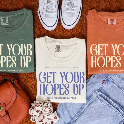 ✨THIS WEEKEND ONLY!✨ Get our newly released "GET YOUR HOPES UP" Comfort Colors Shirt For only $20! In honor of World Mental Health Day today, we are celebrating this weekend by releasing the fan-favorite Comfort Colors tee at $10, off with no code needed. Sale ends Sunday October 13th World Mental Health Day, Mental Health Day, Health Day, No Code, Comfort Colors Shirt, Comfort Colors Tee, This Weekend, Comfort Colors, Fan