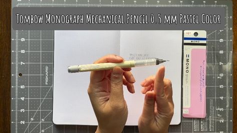 Tombow Monograph Mechanical Pencil 0.5 mm Review Mechanical Pencil, Mechanical Pencils, Stationery Supplies, Pencil, Stationery