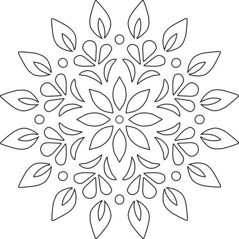 Easy Mandala Coloring Pages, Soothing Art, Relaxing Coloring Pages, Coloring Pages Ideas, Pages Ideas, Easy Mandala, Mandala Design Pattern, Pola Sulam, Stencil Patterns