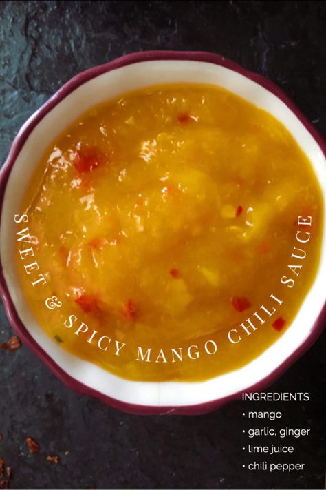 Mango Chili Sauce, Mango Sauce Recipe, Eid Cakes, Mango Chili, Vegan Dips, Chili Sauce Recipe, Chili Mango, Jalapeno Sauce, Cantonese Food