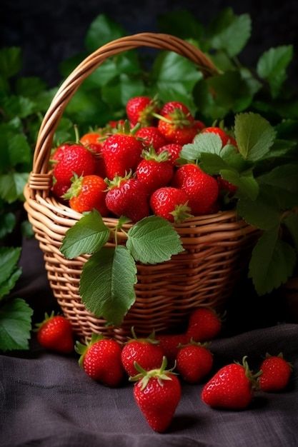 Food Photography Fruit, Strawberry Pictures, Growing Strawberries, Fruit Photography, Beautiful Fruits, Vintage Baskets, Red Strawberry, Polish Recipes, Red Fruit