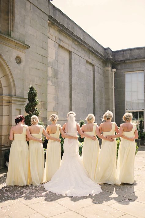 Pale Yellow Bridesmaid, Pale Yellow Wedding, Pastel Yellow Bridesmaid Dresses, April Wedding Colors, Daisy Wedding Theme, Pale Yellow Bridesmaid Dresses, Light Yellow Weddings, Pale Yellow Weddings, Lemon Bridesmaid Dresses