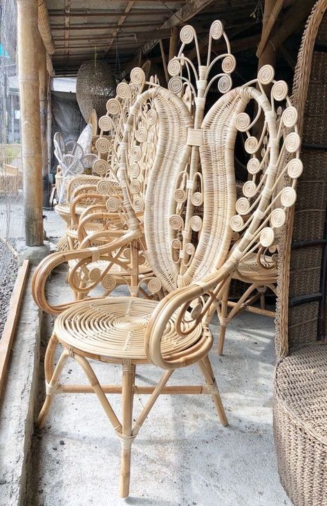 from : Homevestures Bed Inspiration, Wicker Peacock Chair, Beds Ideas, Violin Art, Bedding Inspiration, Chair Size, Wood Items, Peacock Chair, Cane Furniture