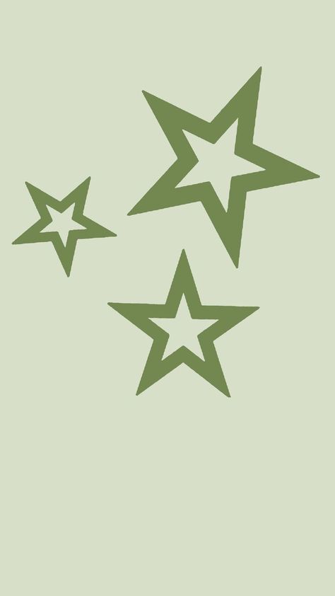 Sage Green Stars Wallpaper, Sage Green Wallpaper Y2k, Green I Pad Wallpaper, Green Star Wallpaper Y2k, Green Sage Aesthetic Wallpaper, Aesthetic Green Posters, Star Green Wallpaper, Baby Green Aesthetic, Ipad Wallpaper Green Aesthetic