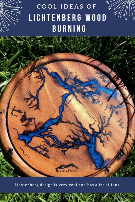 Fracking Wood, Wood Fracking Art, Wood Burning Gel Ideas, Electrocuted Wood, Wood Burned Table, Wood Electric Burning, Burn Wood Art, Burned Wood Art, Epoxy And Wood Projects