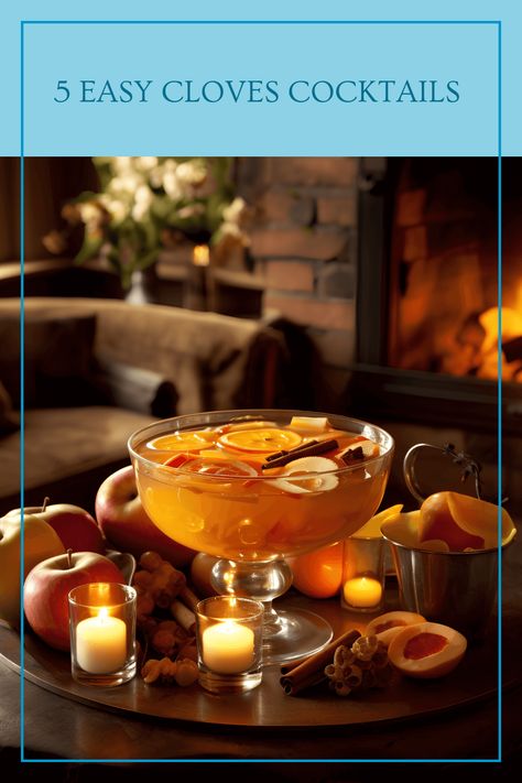 Discover effortless cloves cocktails recipes perfect for cozy nights. From Hot Toddy to Mulled Wine, find your new favorite drink. Apple Mule, Apple Cider Cocktails, Cider Punch, Autumn Drinks, Cranberry Punch, Apple Cider Cocktail, Angry Orchard, Punch Cocktails, Apple Cocktail