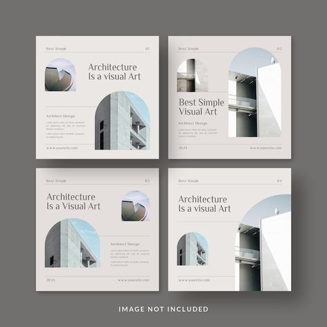 Architecture Instagram Post, Architecture Instagram, Template Instagram, Poster Ideas, Ppt Template, Instagram Post Template, Post Design, Post Templates, Natural Material