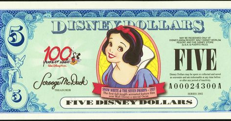 Disney Dollars are a form of currency that can be used at Disney theme parks and the Disney store. Backed up by real money, each Disney doll... Disney Dollars, Sorcerer Mickey, Walter Elias Disney, Disney Doll, Snow White Disney, Sculpted Doll, Disney Dolls, Seven Dwarfs, Disney Theme Parks