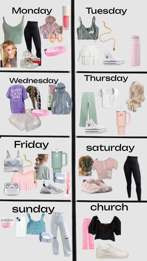 #ootweek Outfits Of The Week, Weekly Outfits, Days Of The Week, School Fits, Cute Everyday Outfits, Phone Wallpapers, Everyday Outfits, Outfit Ideas, Cute Outfits