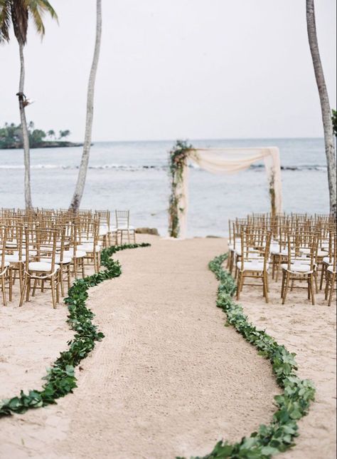 22 Fabulous Sage Wedding Ideas – Beach wedding decor - Fabmood | Wedding Colors, Wedding Themes, Wedding color palettes Beach Wedding Ceremony Decorations, Beach Wedding Ceremony, Beach Wedding Ideas, Simple Beach Wedding, Wedding Setup, Wedding Ceremony Ideas, Beach Wedding Reception, Sage Wedding, Wedding Venues Beach