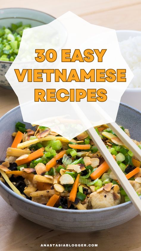 Vietnamese Recipes Easy, Crockpot Vietnamese Recipes, Vietnamese Side Dishes Vegetables, Vietnamese Side Dishes, Vietnamese Dinner Recipes, Quick Vietnamese Recipes, Authentic Vietnamese Recipes, Vegetarian Vietnamese Recipes, Vietnamese Vegetables