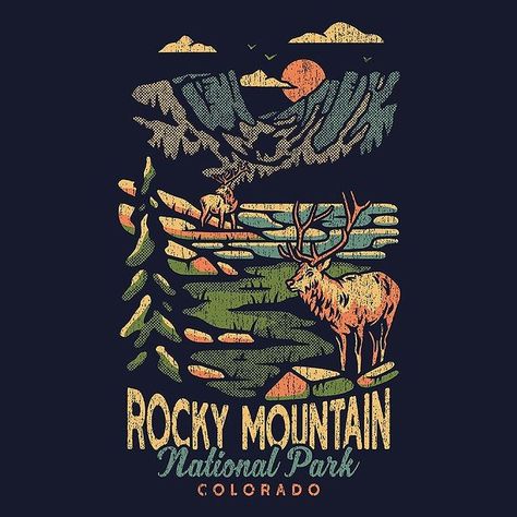 Brooks Engel (@nowherelandsupply) • Instagram photos and videos Rocky Mountain National Park Colorado, Wood Postcard, Estes Park Colorado, Large Framed Prints, Outdoor Stickers, National Park Posters, Estes Park, Rocky Mountain National, Antique Maps