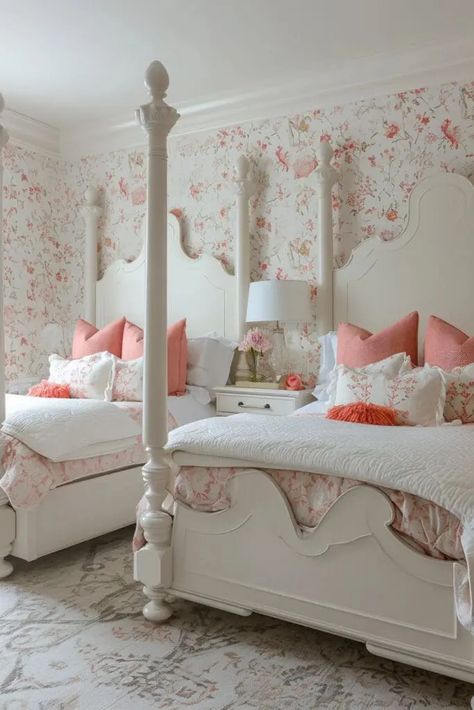 When it comes to designing a shared room for sisters, there are many creative concepts to consider. From matching bedding to complementary color palettes, a shared sister bedroom can offer a unique bonding experience. Here are 25 Inviting Sister Bedroom Ideas for a Shared Space. Shared Bedroom Girls Sisters, Shared Girls Room Sisters, Room For Sisters, Sister Bedroom Ideas, Diva Bedroom, Dress Up Corner, Sister Bedroom, Shared Girls Room, Sister Room