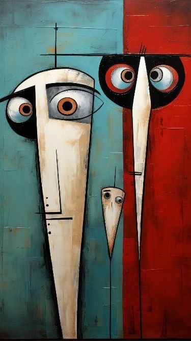 Abstract Art Projects, Art Deco Paintings, Modern Art Canvas Painting, Whimsical Art Paintings, Andermatt, Out On A Limb, Cubism Art, Abstract Face Art, Afrocentric Art