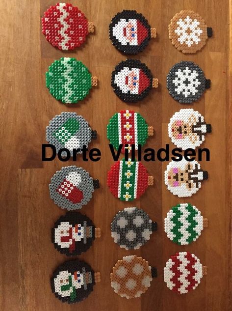 Perler Bead Crafts, Hama Beads Christmas, Bead Templates, Beads Perler, Christmas Perler Beads, Hamma Beads Ideas, Easy Perler Bead Patterns, Pearl Beads Pattern, Easy Perler Beads Ideas