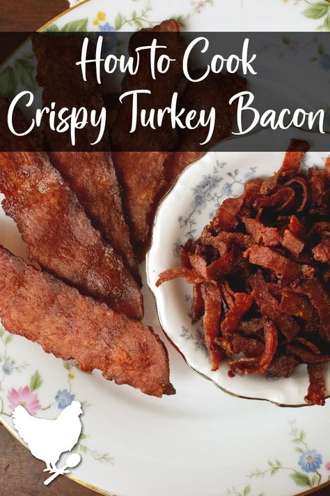 Best Way To Cook Turkey Bacon, Crispy Turkey Bacon, How To Cook Turkey Bacon, Candied Turkey Bacon, Homemade Turkey Bacon, Best Turkey Bacon, Turkey Bacon Breakfast, Turkey Bacon Recipes, How To Make Crisps