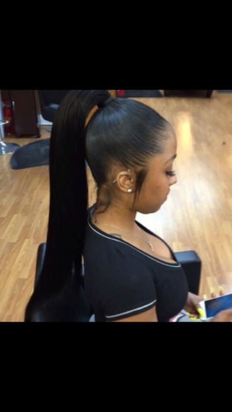 Beautiful ponytails Ponytail Weave, Long Ponytail Hairstyles, High Ponytail Hairstyles, Weave Ponytail Hairstyles, Sleek Ponytail Hairstyles, Weave Ponytail, Sew In Hairstyles, Black Ponytail Hairstyles, Easy Hairstyles For Medium Hair