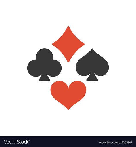 Deck Of Cards Symbols, Card Symbols Tattoo, Card Symbol Tattoo, Poker Symbols, Playing Card Illustration, Playing Cards Suits, Playing Card Symbols, Card Symbols, Harley Quinn Tattoo