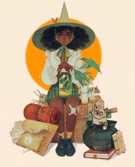 Tasia M S, How To Render, Rockwell Paintings, Witch Drawing, Norman Rockwell Paintings, My Character, Witch Art, Magic Art, Art And Illustration