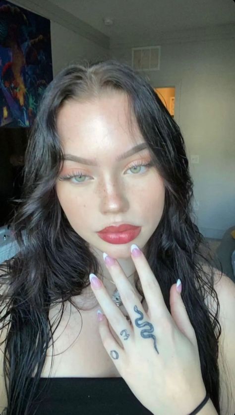 Peyton Sama, Asian Hair, Flawless Skin, Pretty People, Nose Ring, Tattoos, Skin, Hair, Fashion Trends